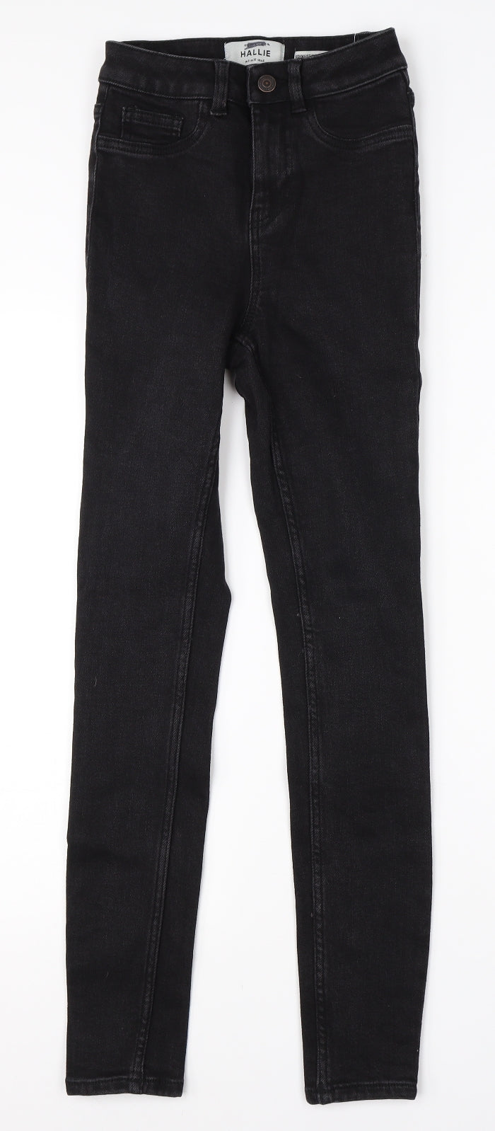 New Look Womens Black  Cotton Skinny Jeans Size 8 L26 in Regular