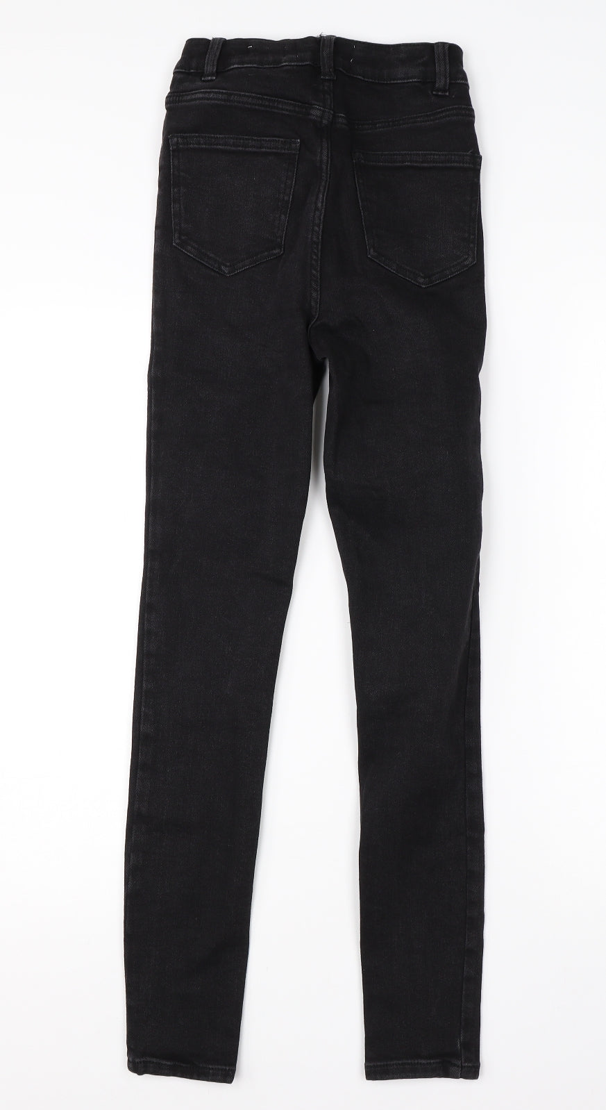 New Look Womens Black  Cotton Skinny Jeans Size 8 L26 in Regular