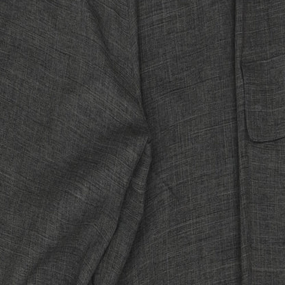 Womens UK Size 18 Agenda Regular Fit Dress Pants Grey Trousers