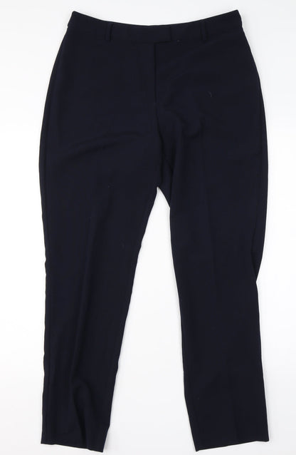 Womens UK Size 14 Debenhams Regular Fit Dress Pants Black Trousers