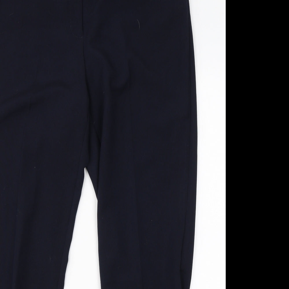 Womens UK Size 14 Debenhams Regular Fit Dress Pants Black Trousers