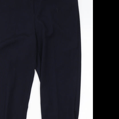 Womens UK Size 14 Debenhams Regular Fit Dress Pants Black Trousers