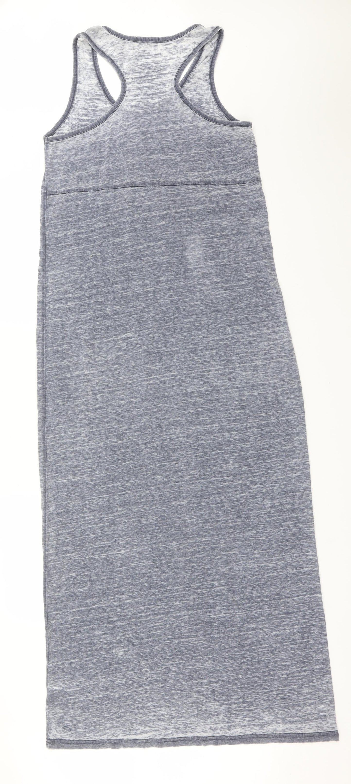 Brave Soul Womens Blue  Cotton Pencil Dress  Size S  Round Neck
