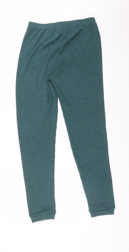 Womens UK Size L Preworn Regular Fit Jogger Grey Trousers