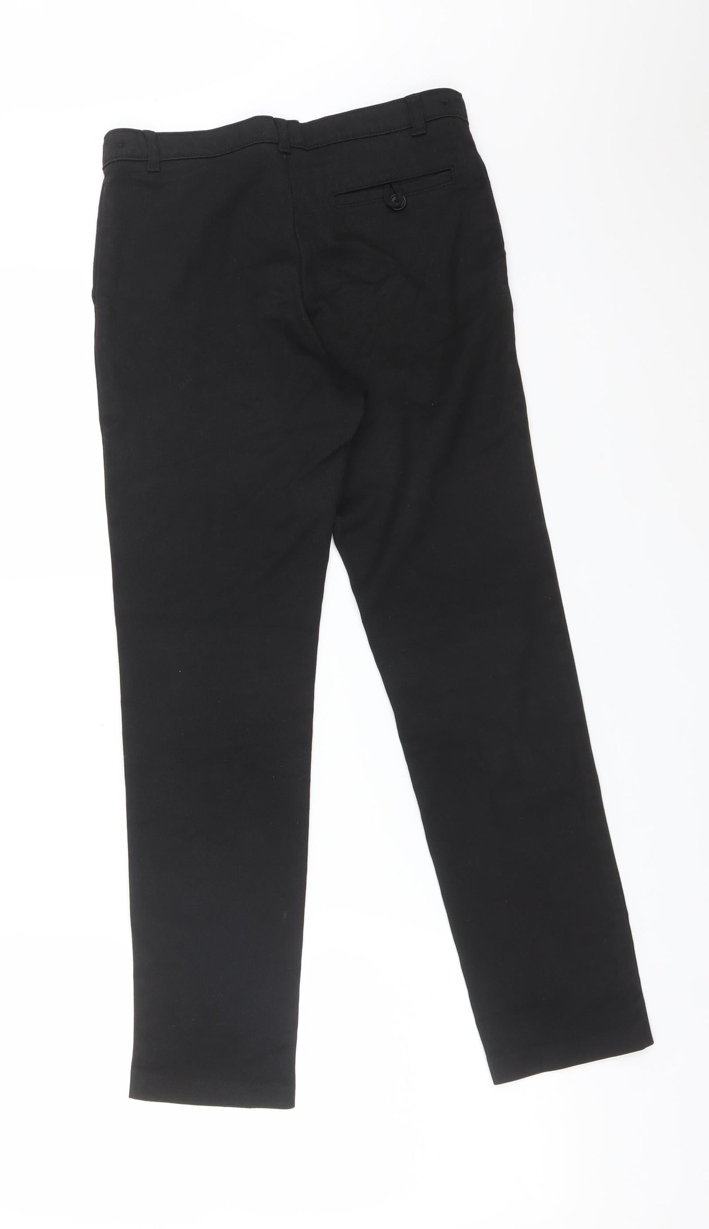 George Boys Black  Polyester Dress Pants Trousers Size 11-12 Years  Regular