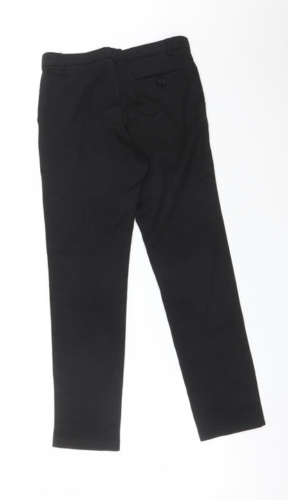 George Boys Black  Polyester Dress Pants Trousers Size 11-12 Years  Regular