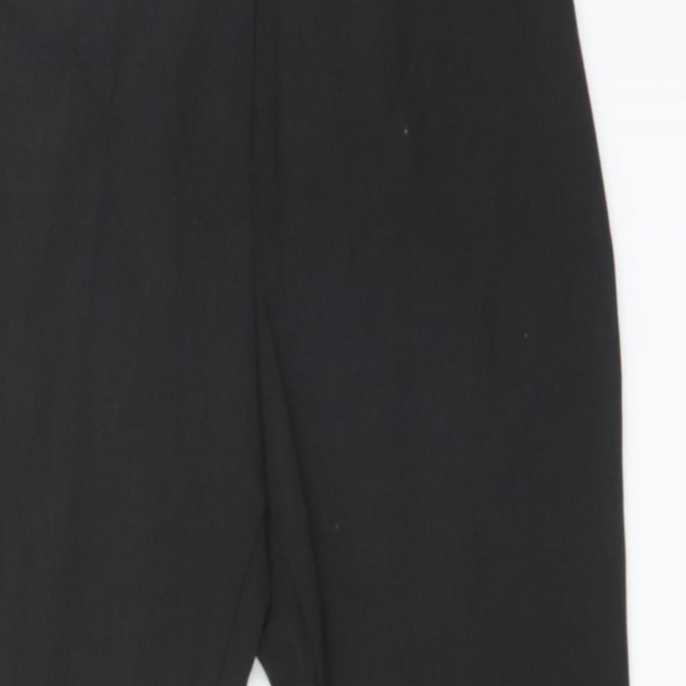 Womens UK Size 14 M&S Regular Fit Dress Pants Grey Trousers