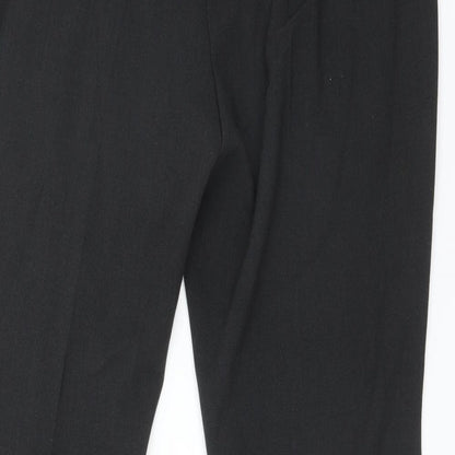 Womens UK Size 14 M&S Regular Fit Dress Pants Grey Trousers