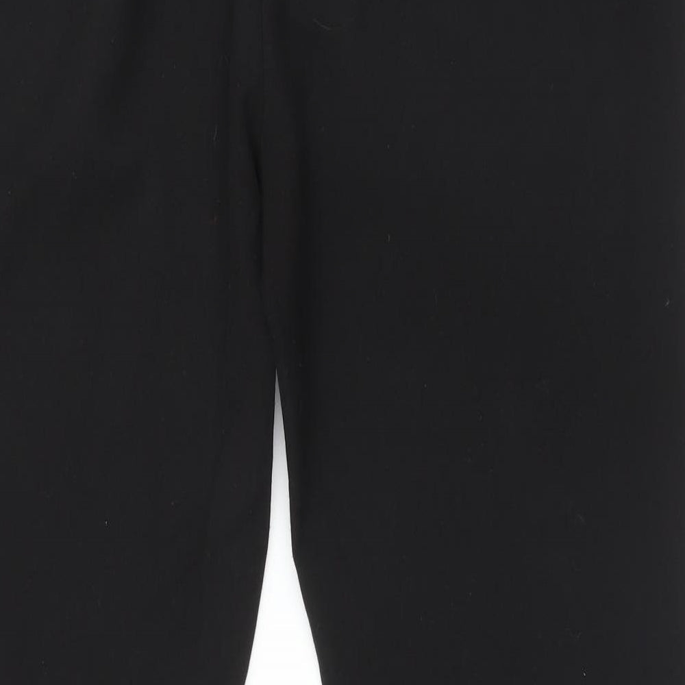 Womens UK Size 12 INTUITION Regular Fit Jogger Black Trousers