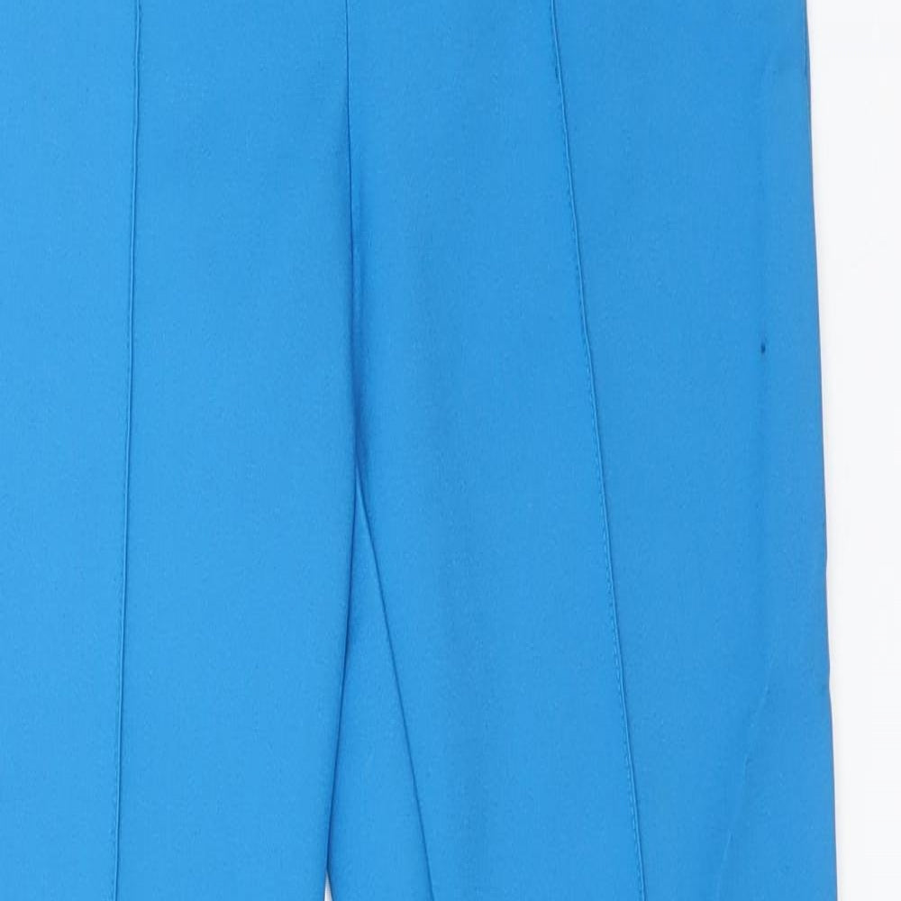 Womens UK Size 8 ASOS Regular Fit Carrot Blue Trousers