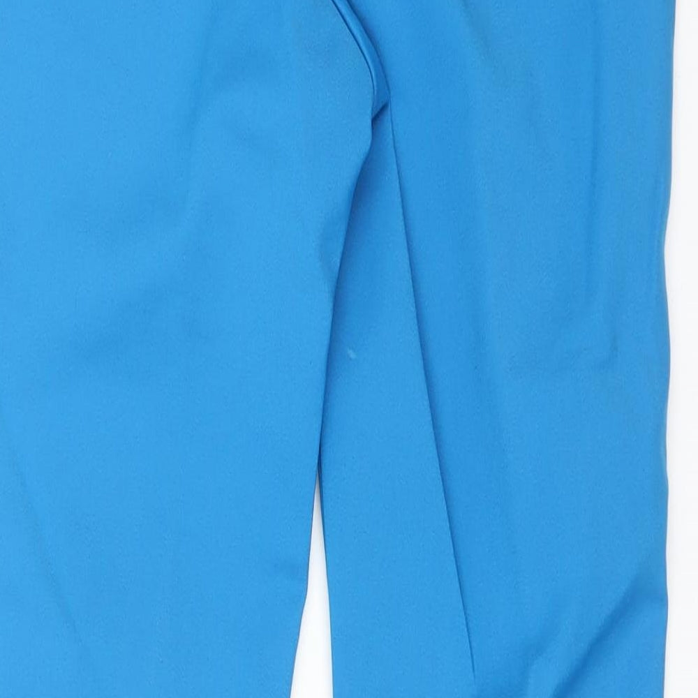 Womens UK Size 8 ASOS Regular Fit Carrot Blue Trousers