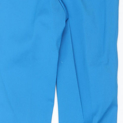 Womens UK Size 8 ASOS Regular Fit Carrot Blue Trousers