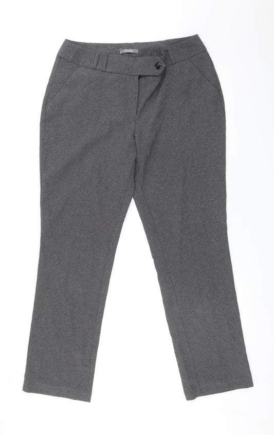 Womens UK Size 14 South Regular Fit  Grey Trousers