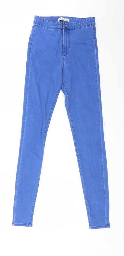 DENIM CO Womens Blue  Cotton Skinny Jeans Size 10 L30 in Regular