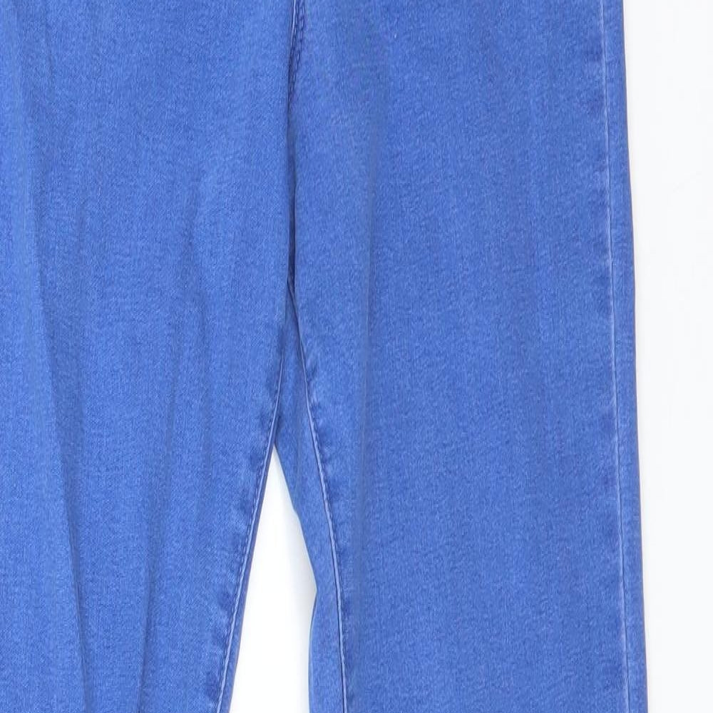 DENIM CO Womens Blue  Cotton Skinny Jeans Size 10 L30 in Regular