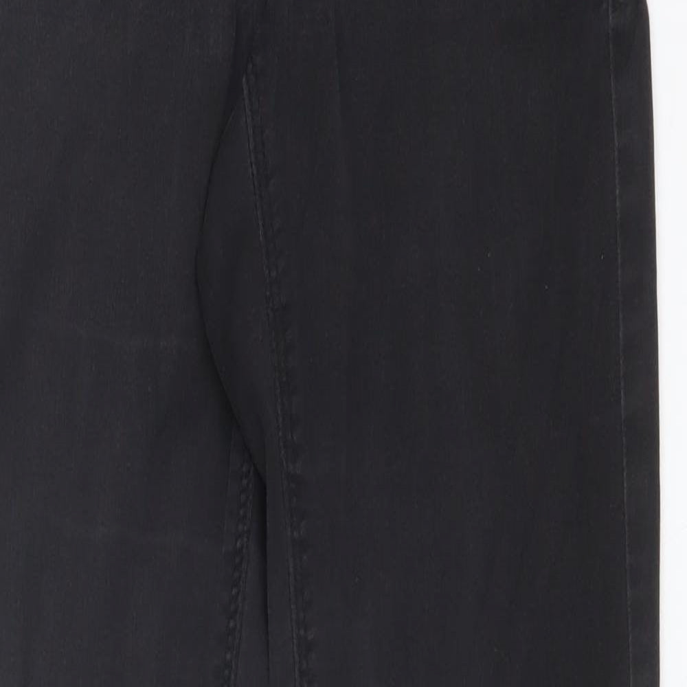 Dorothy Perkins Womens Black  Cotton Skinny Jeans Size 10 L30 in Regular