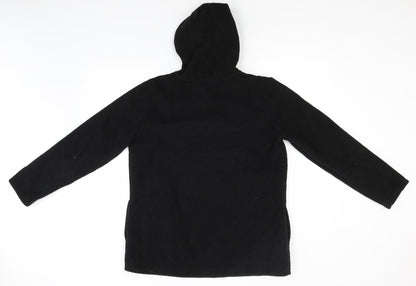 Au Lieu Womens Black   Overcoat Coat Size M
