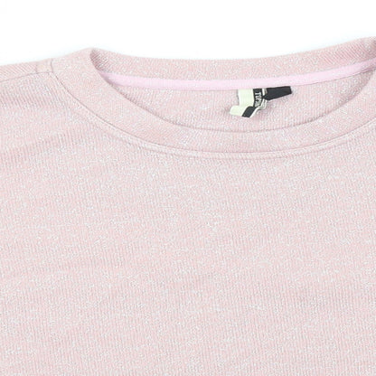 Womens UK Size 6 Topshop Pink Pullover Jumper
