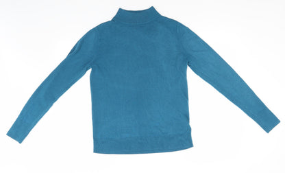 Womens UK Size 12 Marks and Spencer Blue Pullover Jumper