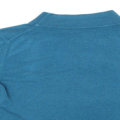 Womens UK Size 12 Marks and Spencer Blue Pullover Jumper