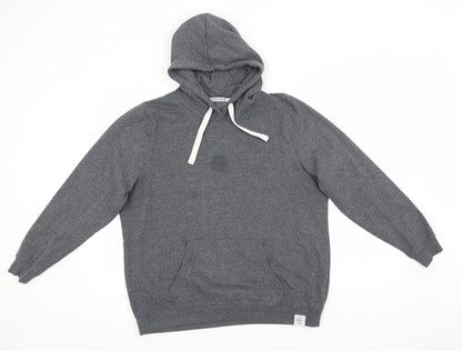 Avenue Womens Grey  Polyester Pullover Hoodie Size 18