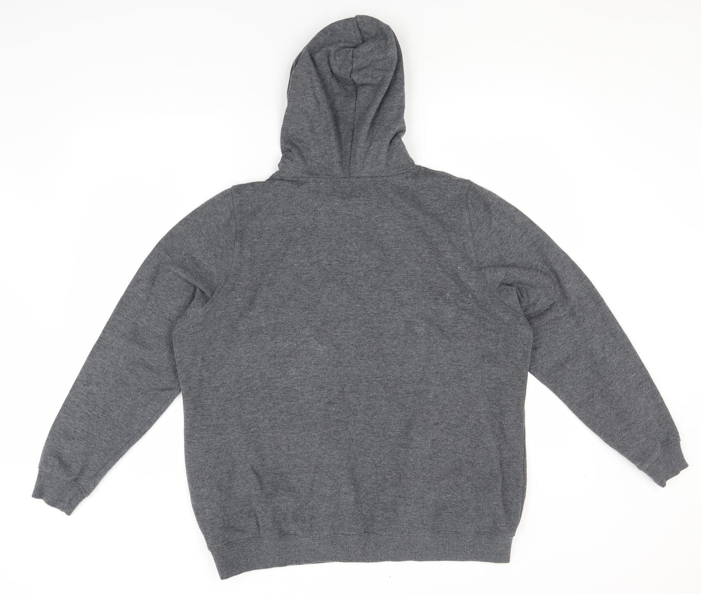Avenue Womens Grey  Polyester Pullover Hoodie Size 18