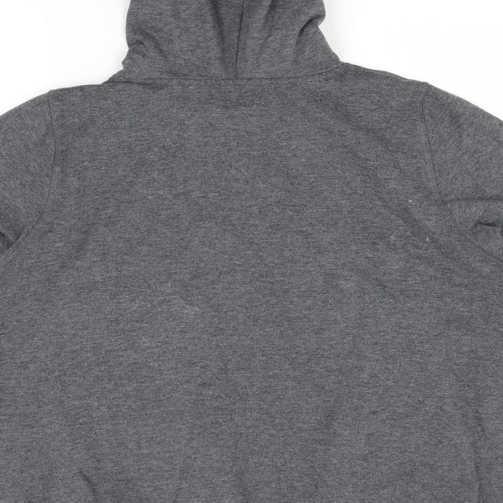 Avenue Womens Grey  Polyester Pullover Hoodie Size 18