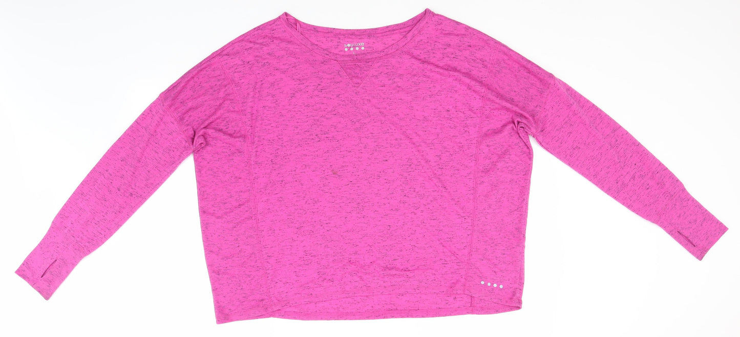 Womens UK Size L Matalan Pink Pullover Jumper