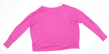 Womens UK Size L Matalan Pink Pullover Jumper