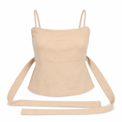 Womens UK Size 10 PRETTYLITTLETHING Beige Basic Tank