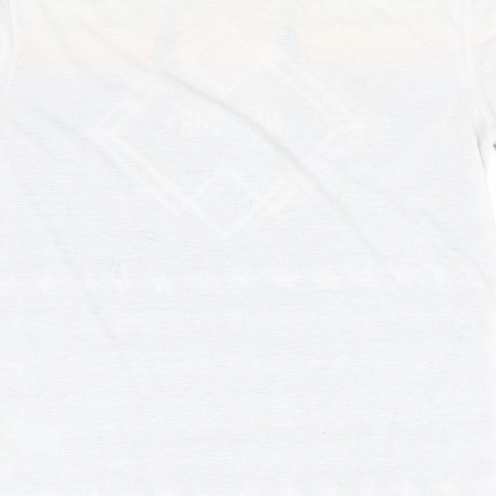 Twisted Soul Mens Multicoloured  Polyester  T-Shirt Size S Round Neck  - New York