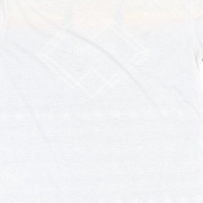 Twisted Soul Mens Multicoloured  Polyester  T-Shirt Size S Round Neck  - New York