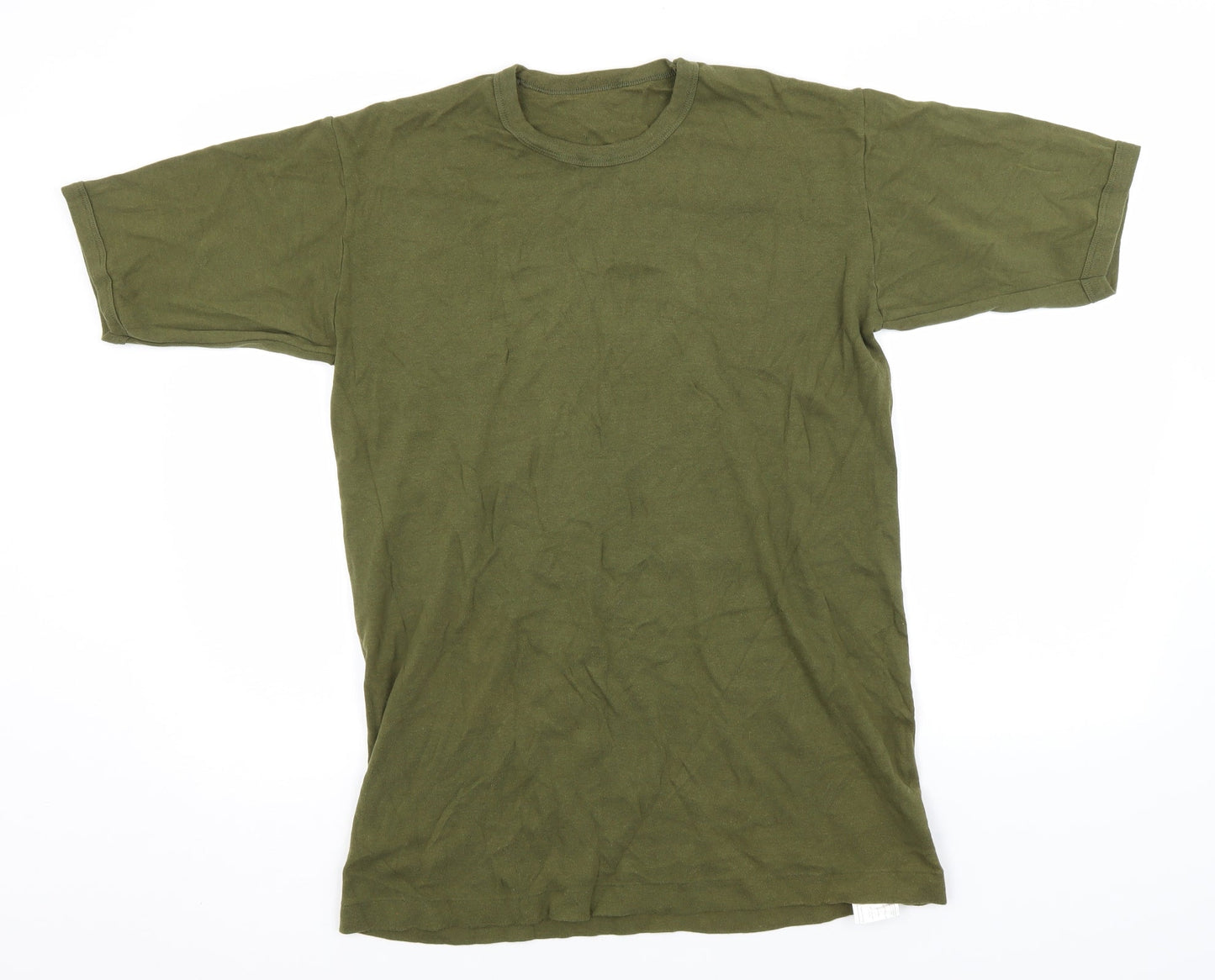Womens UK Size  Preworn Green Basic T-Shirt