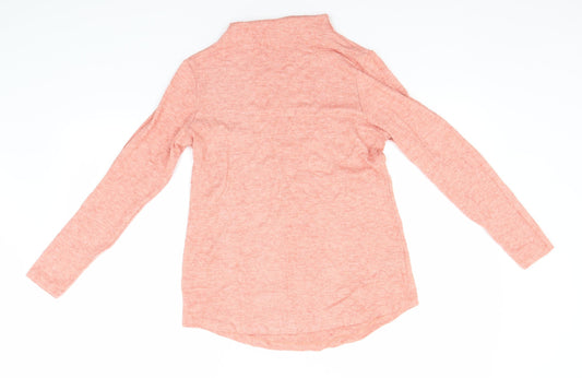 Klass Womens Pink High Neck   Pullover Jumper Size S