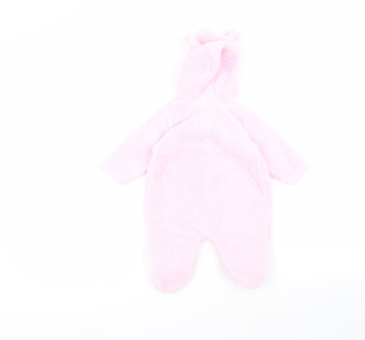 Little but Loud Baby Pink  Polyester Coverall One-Piece Size 0-3 Months