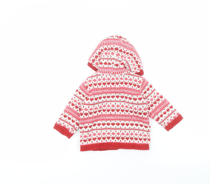 George Baby White   Parka Coat Size 0-3 Months