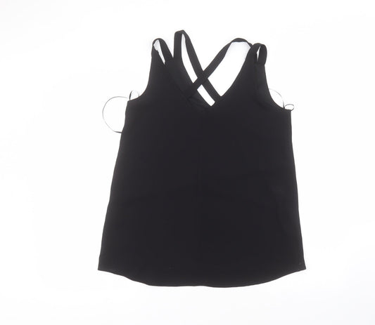 Womens UK Size 12 Select Black Basic Blouse