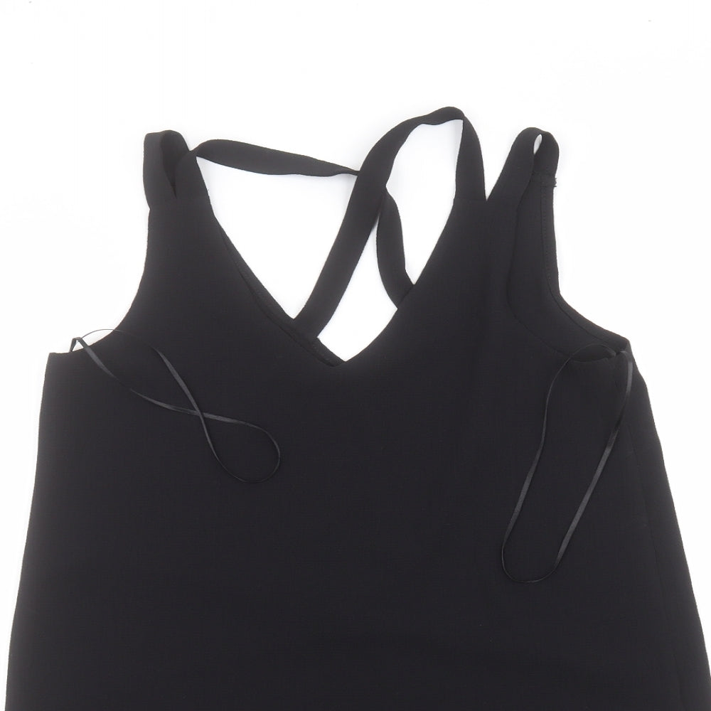 Womens UK Size 12 Select Black Basic Blouse