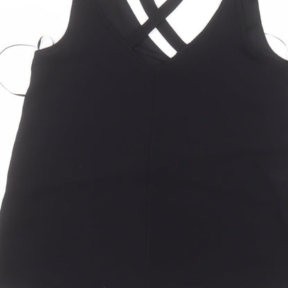Womens UK Size 12 Select Black Basic Blouse