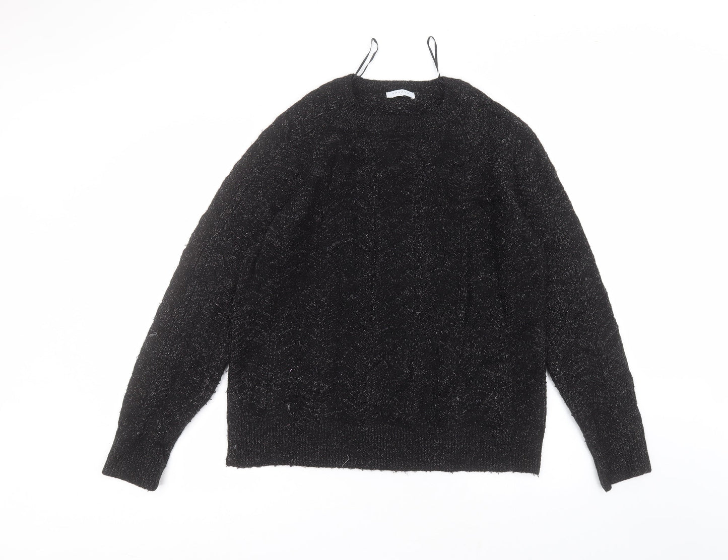 Womens UK Size L Matalan Black Pullover Jumper