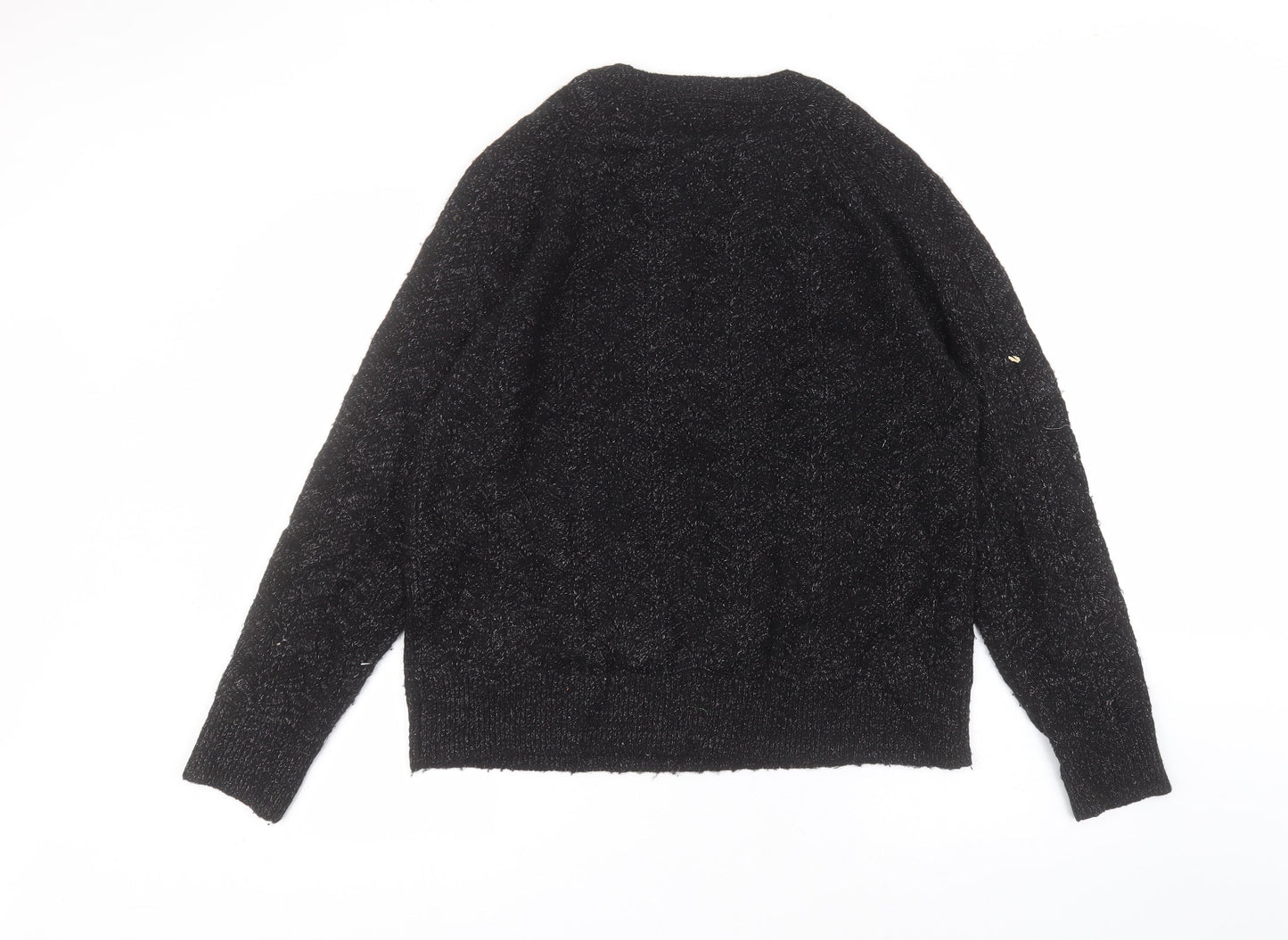 Womens UK Size L Matalan Black Pullover Jumper