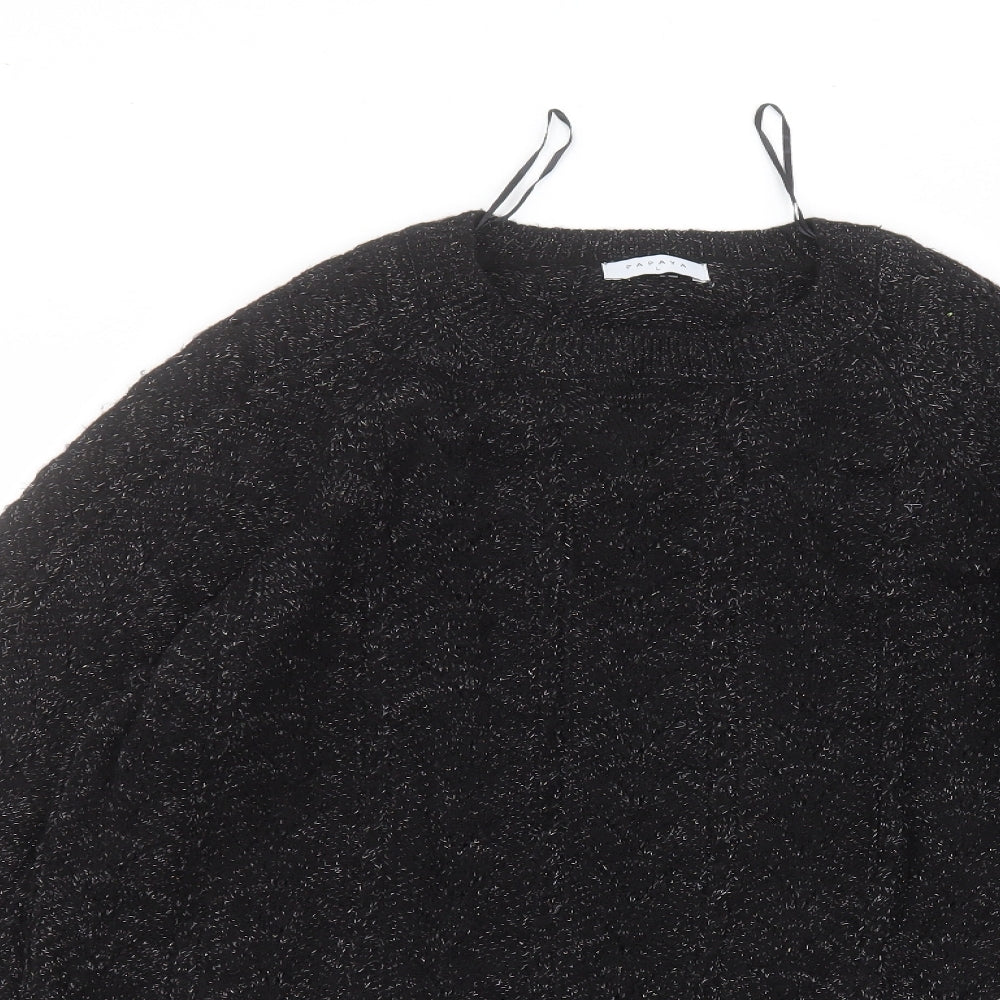 Womens UK Size L Matalan Black Pullover Jumper