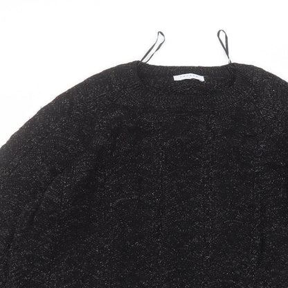 Womens UK Size L Matalan Black Pullover Jumper