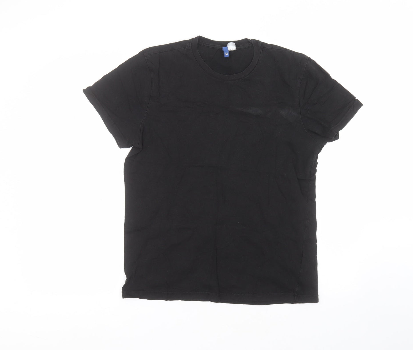 Womens UK Size M H&M Black Basic T-Shirt