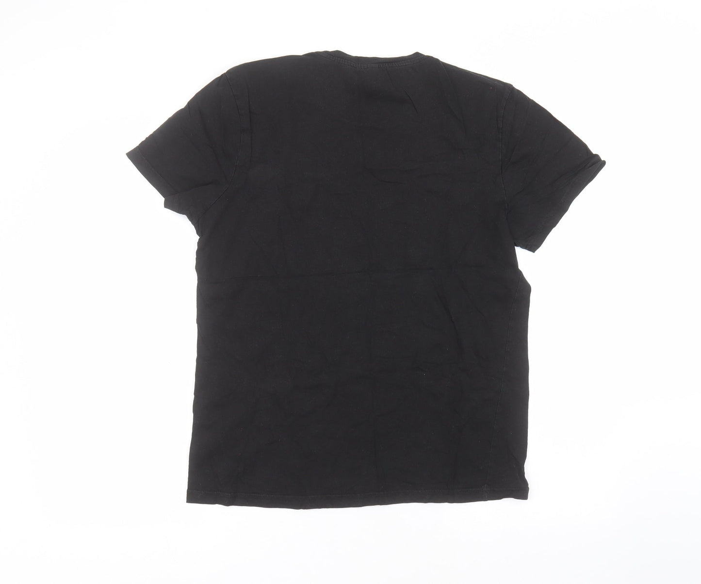 Womens UK Size M H&M Black Basic T-Shirt
