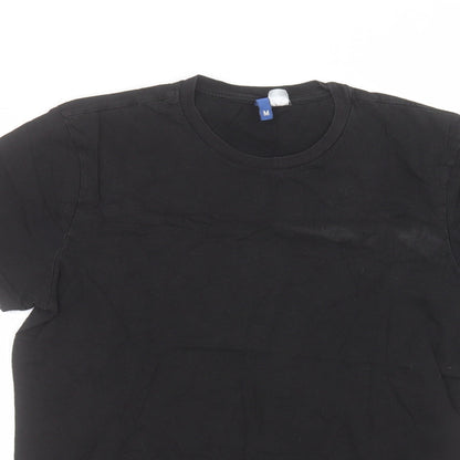 Womens UK Size M H&M Black Basic T-Shirt