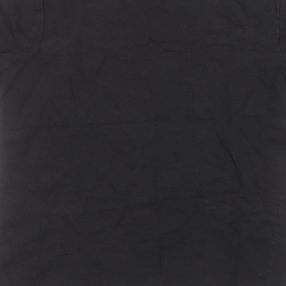 Womens UK Size M H&M Black Basic T-Shirt