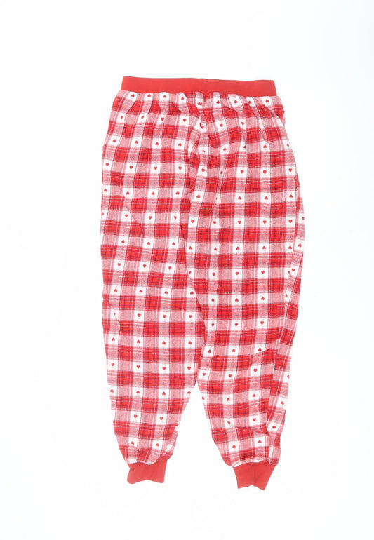 George Womens Red  Cotton Trousers  Size 8 L24 in Regular