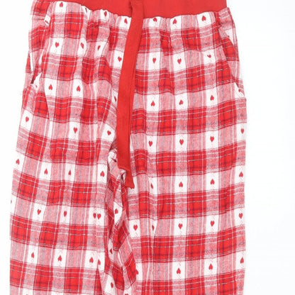 George Womens Red  Cotton Trousers  Size 8 L24 in Regular