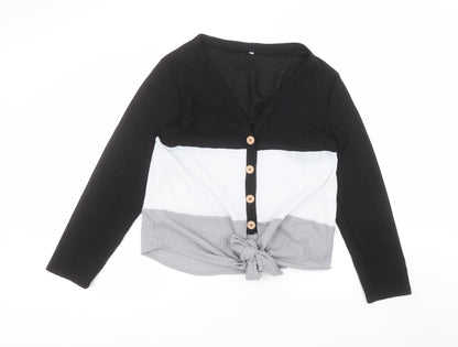 Womens UK Size XL Preworn Black Pullover Jumper